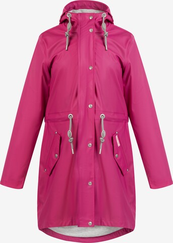 Manteau fonctionnel MYMO en rose : devant