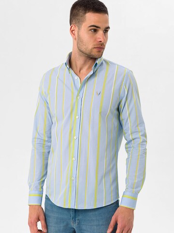 Coupe slim Chemise 'OXFORD ' By Diess Collection en bleu