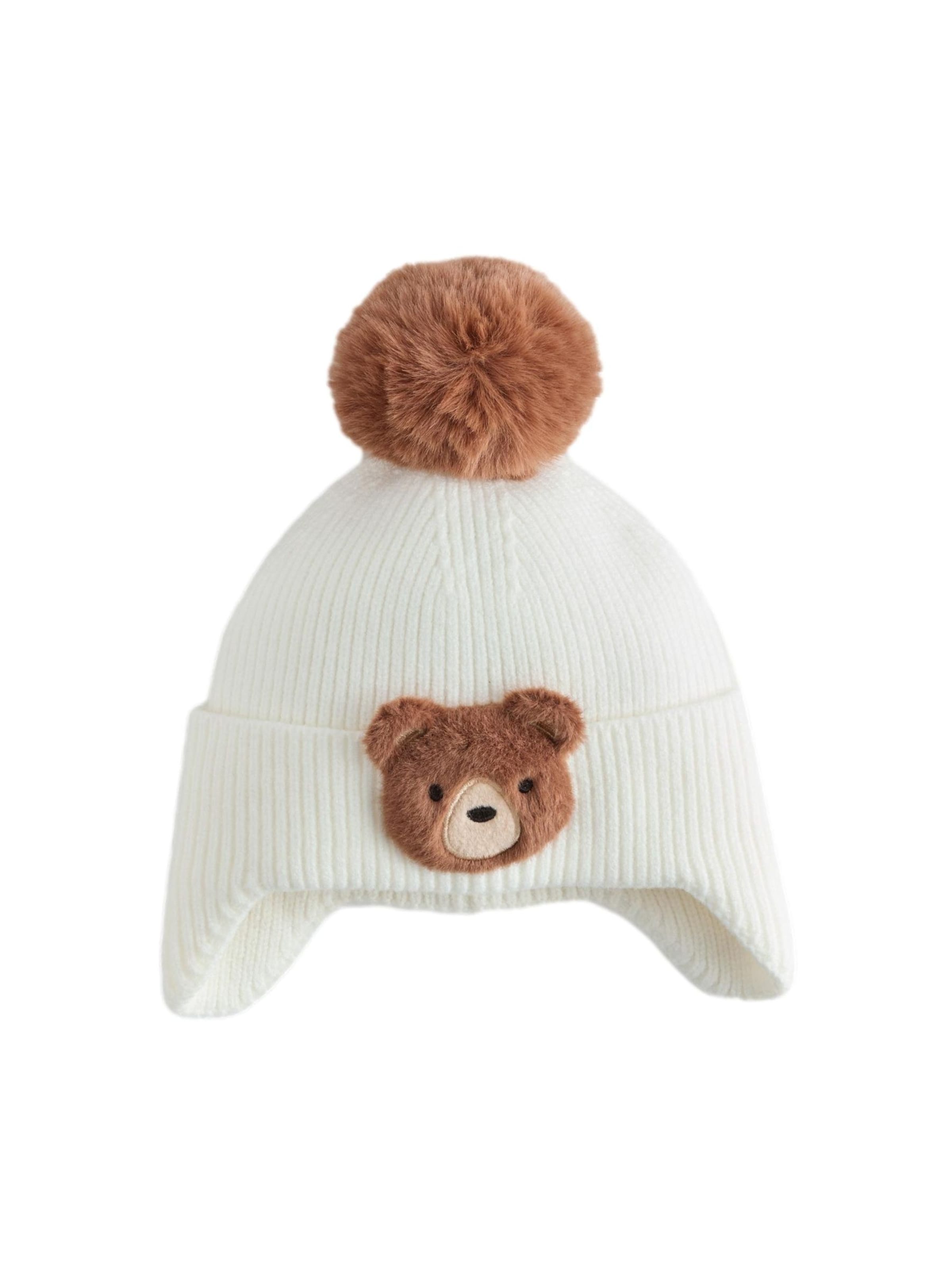 Next Mütze in Beige: Vorderseite
