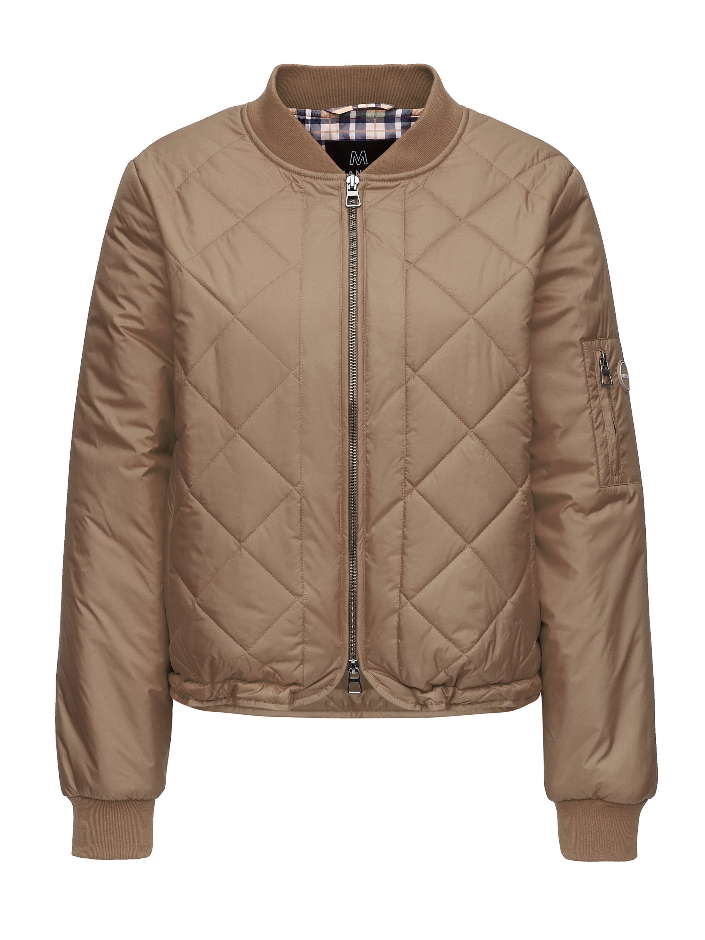 MANISA Übergangsjacke 'Steppjacke'‌‌‌‌‌‌‌‌‌‌ in Braun: Vorderseite