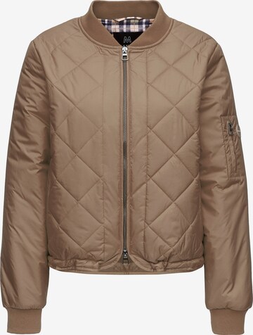 MANISA Übergangsjacke 'Steppjacke' in Braun: Vorderseite