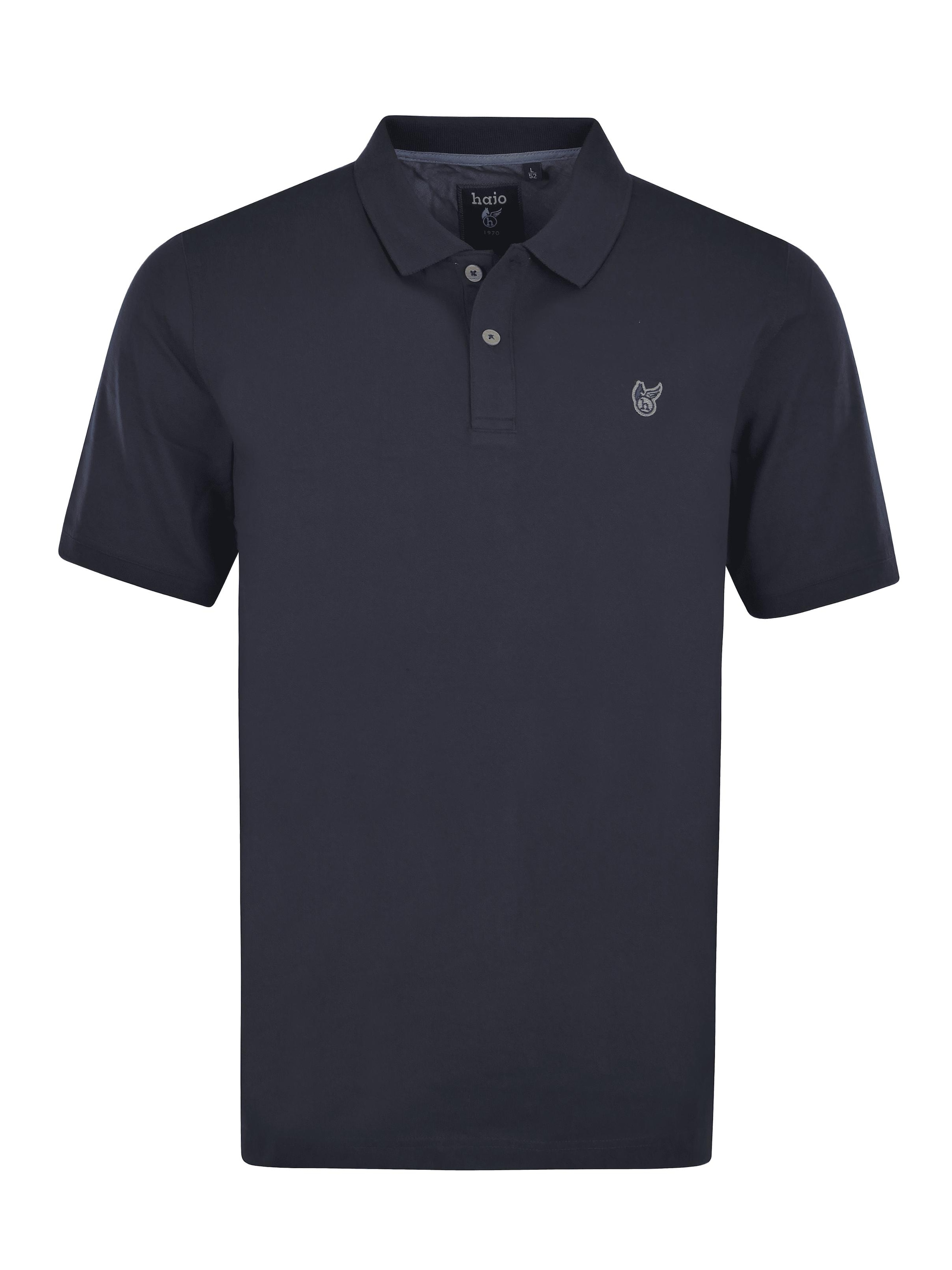 HAJO Shirt 'Basic Piqué-Poloshirt' in Blue: front