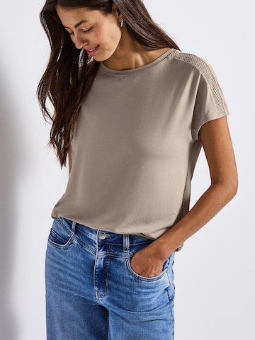 STREET ONE Shirt in Beige: front