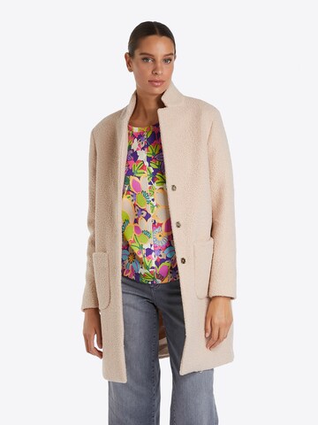 Rich & Royal Between-seasons coat in Beige: front