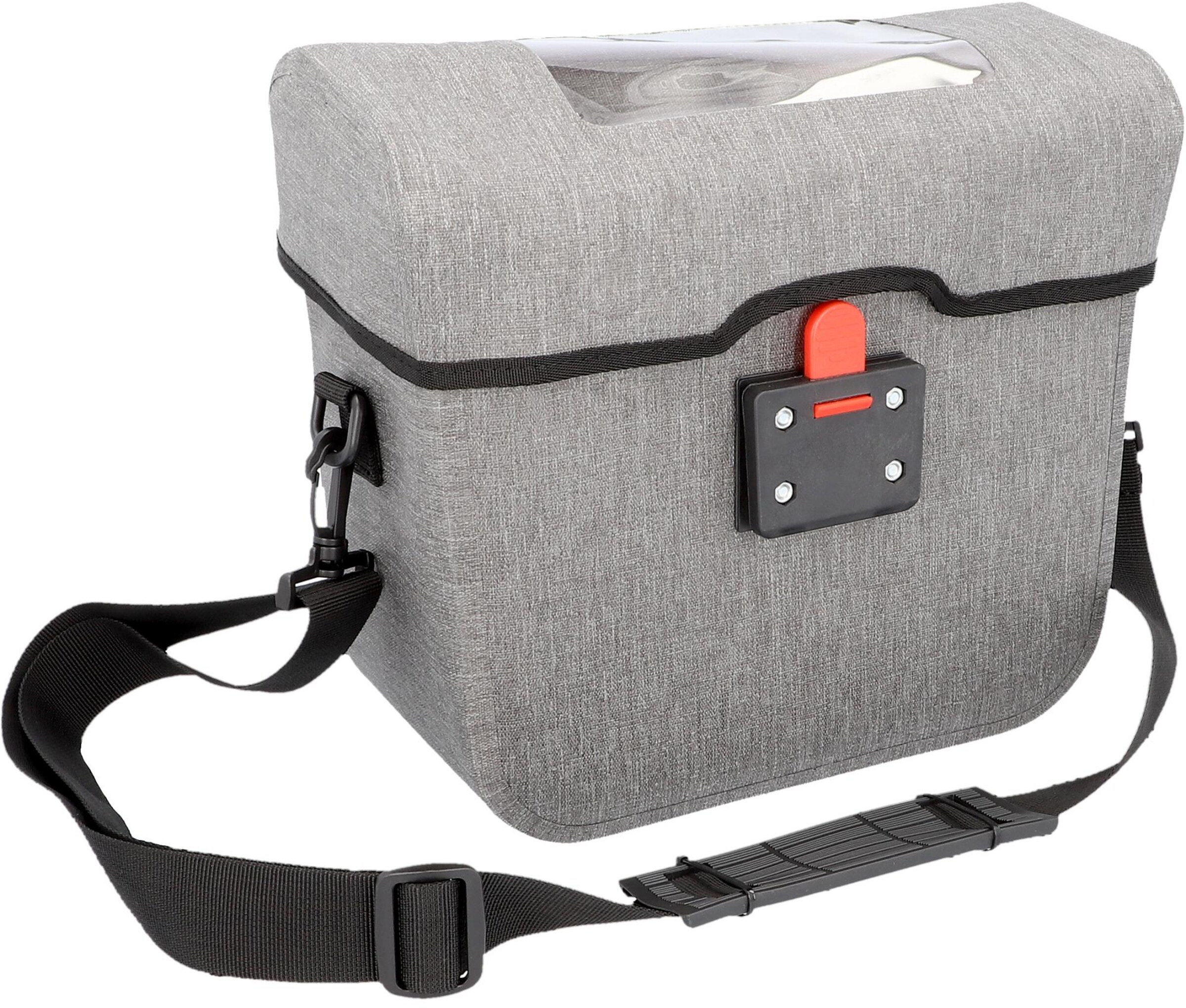 FISCHER Fahrräder Fahrradtasche in Grau