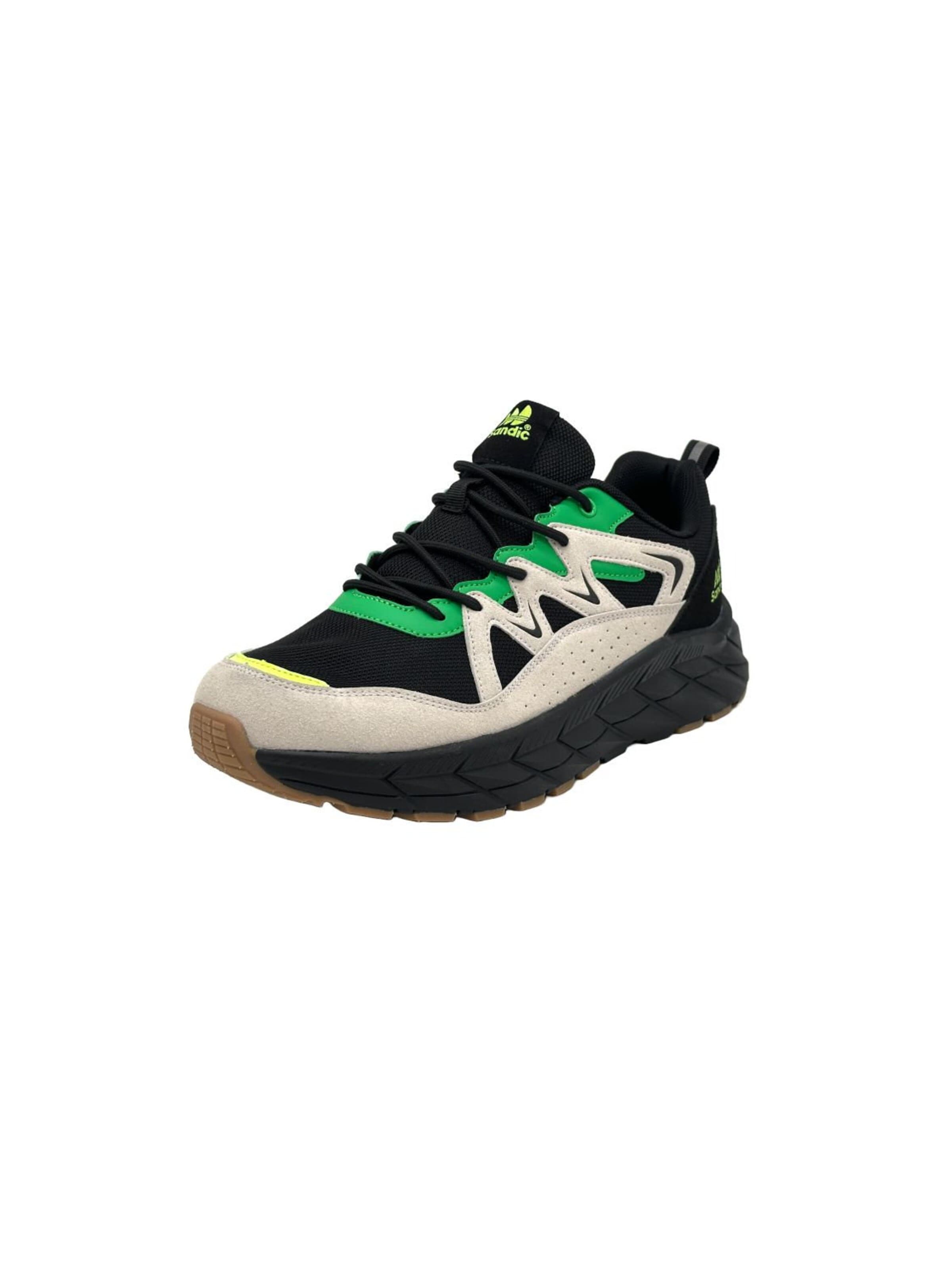 Nowaland Athletic Lace-Up Shoes 'Sportlicher Schnürschuh mit atmungsaktivem Mesh' in Beige: front