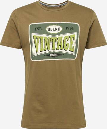 BLEND Shirt in Groen: voorkant