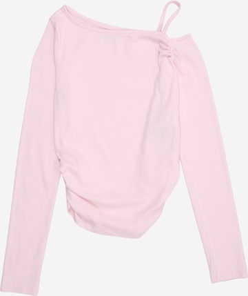 rožinė Abercrombie & Fitch Marškinėliai: priekis