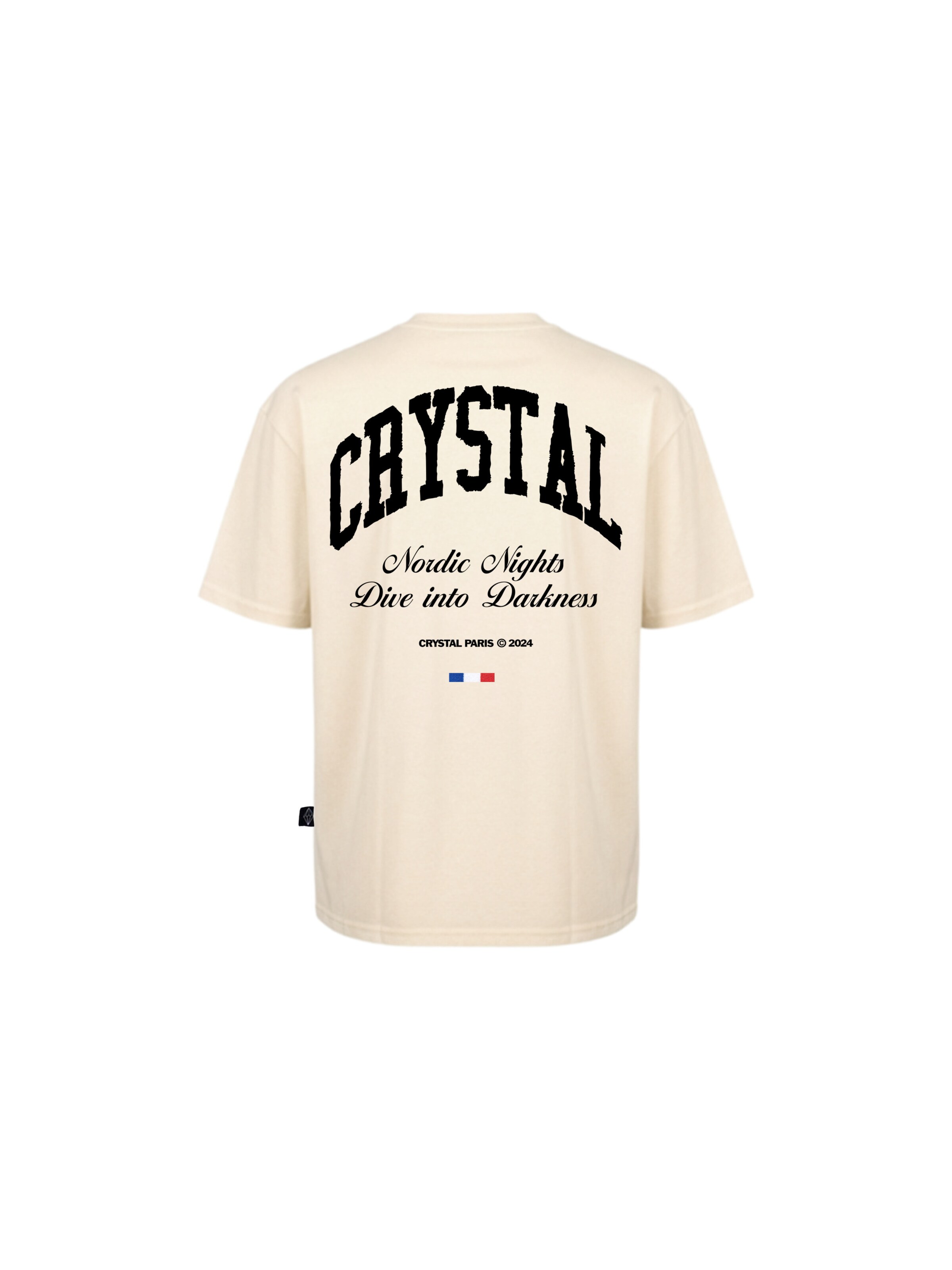 Crystal Paris Shirt 'Nordic Nights' in Wit: voorkant