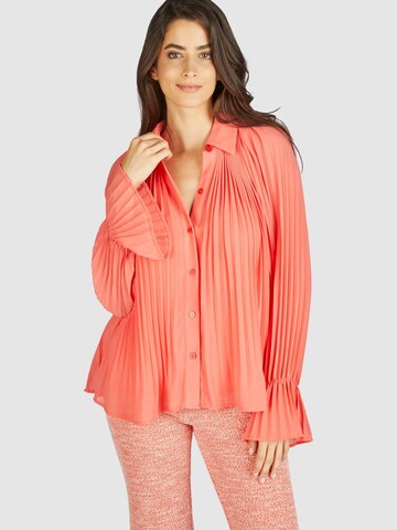 MARC AUREL Blouse in Orange: front