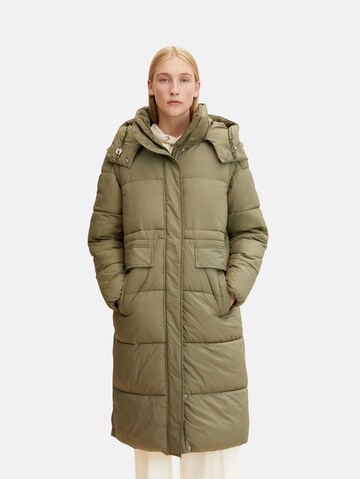 TOM TAILOR Winter Coat in Green: front