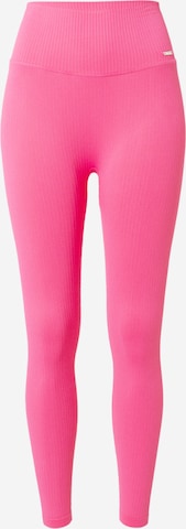 aim'n Skinny Fit Спортен панталон в розово: отпред