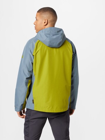 JACK WOLFSKIN Outdoorová bunda 'Mount Isa' – modrá