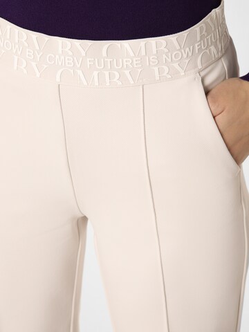 Cambio Regular Bundfaltenhose 'Cameron' in Beige