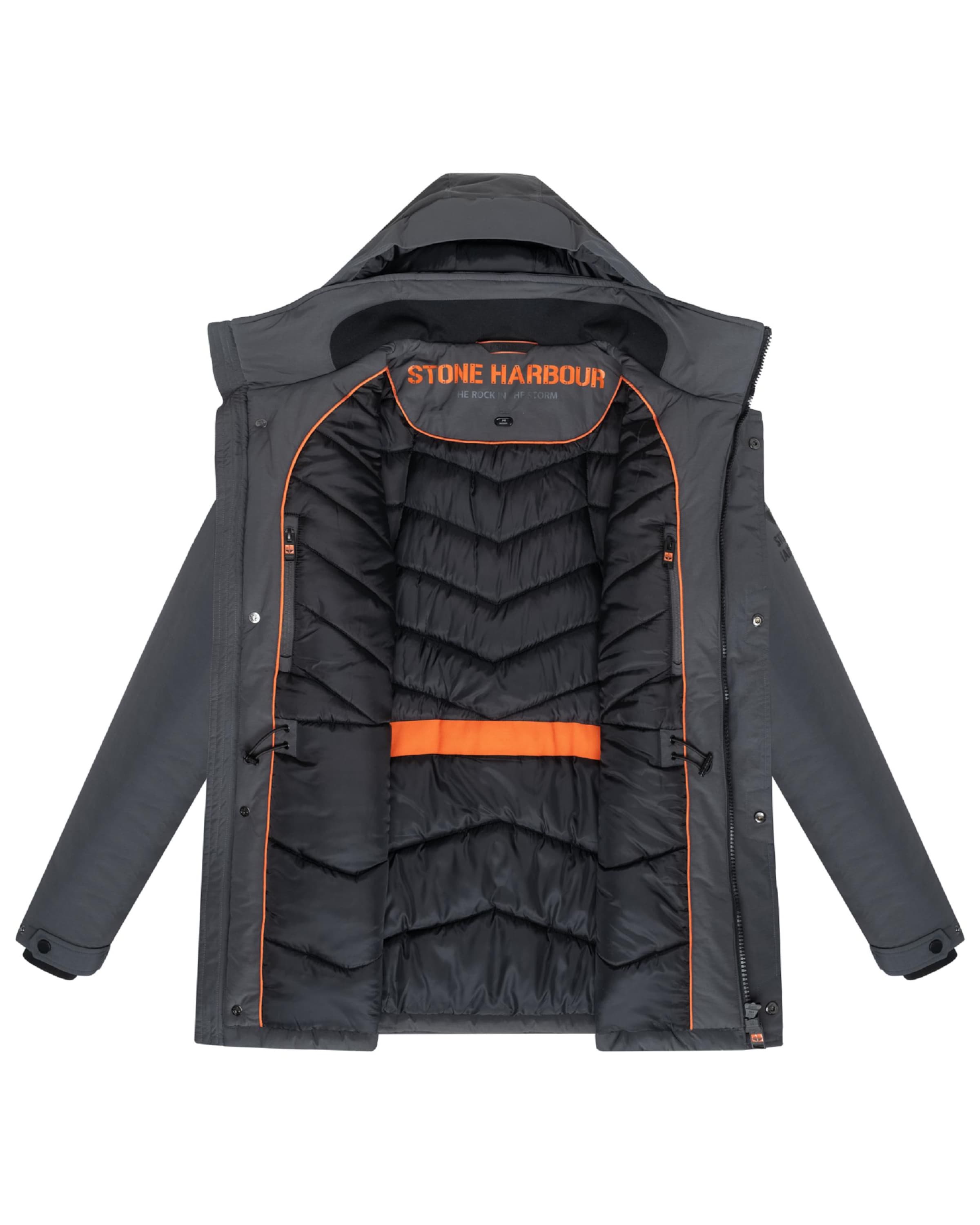 STONE HARBOUR Winterjacke 'Wadiim' in Grau