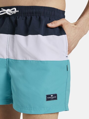 Shorts de bain 'Tanjo' TOM TAILOR en bleu