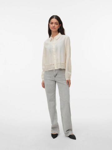 VERO MODA Bluse 'VMKyrie' i beige