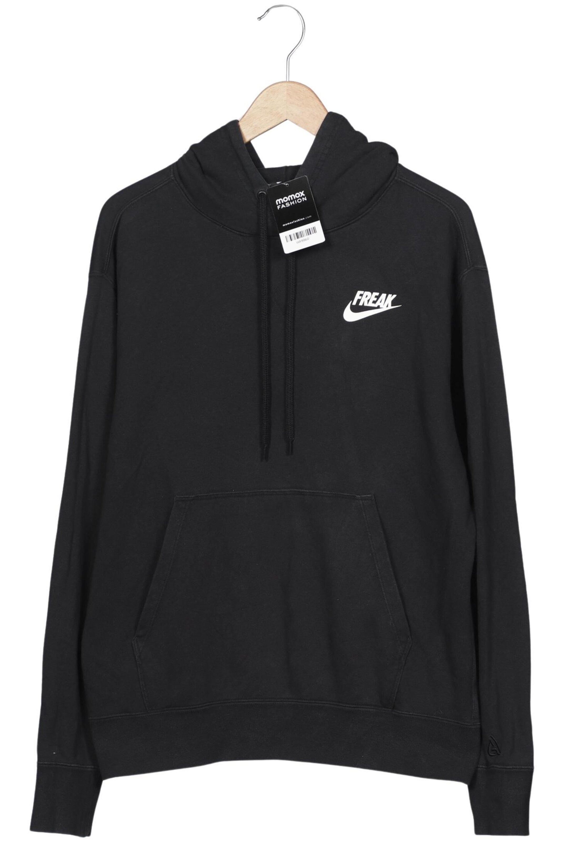 NIKE Sweatshirt & Zip-Up Hoodie in L in Black: front