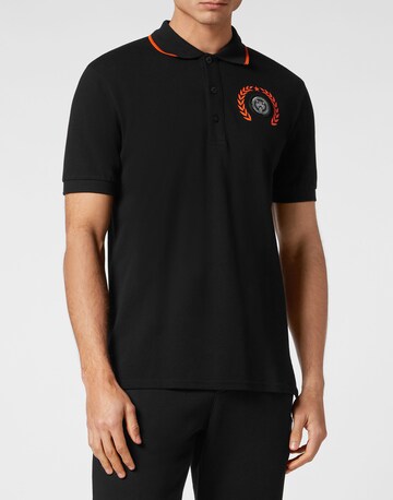Plein Sport - Camisa 'Carbon Tiger' em preto