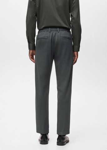 MANGO MAN Slimfit Hose 'Polen' in Grün