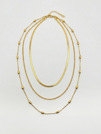 Nemomatheo Kette 'Kette Trio Luxe – Elegantes Dreierkettenset'‌‌‌‌‌ in gold, Produktansicht