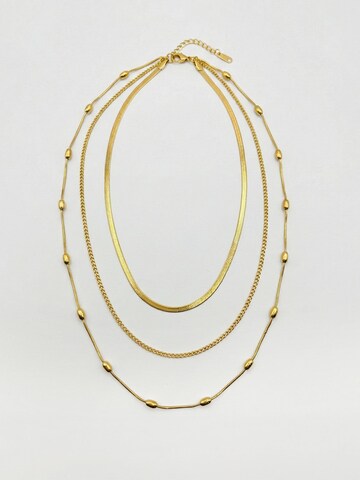 Nemomatheo Necklace 'Kette Trio Luxe – Elegantes Dreierkettenset' in Gold: front