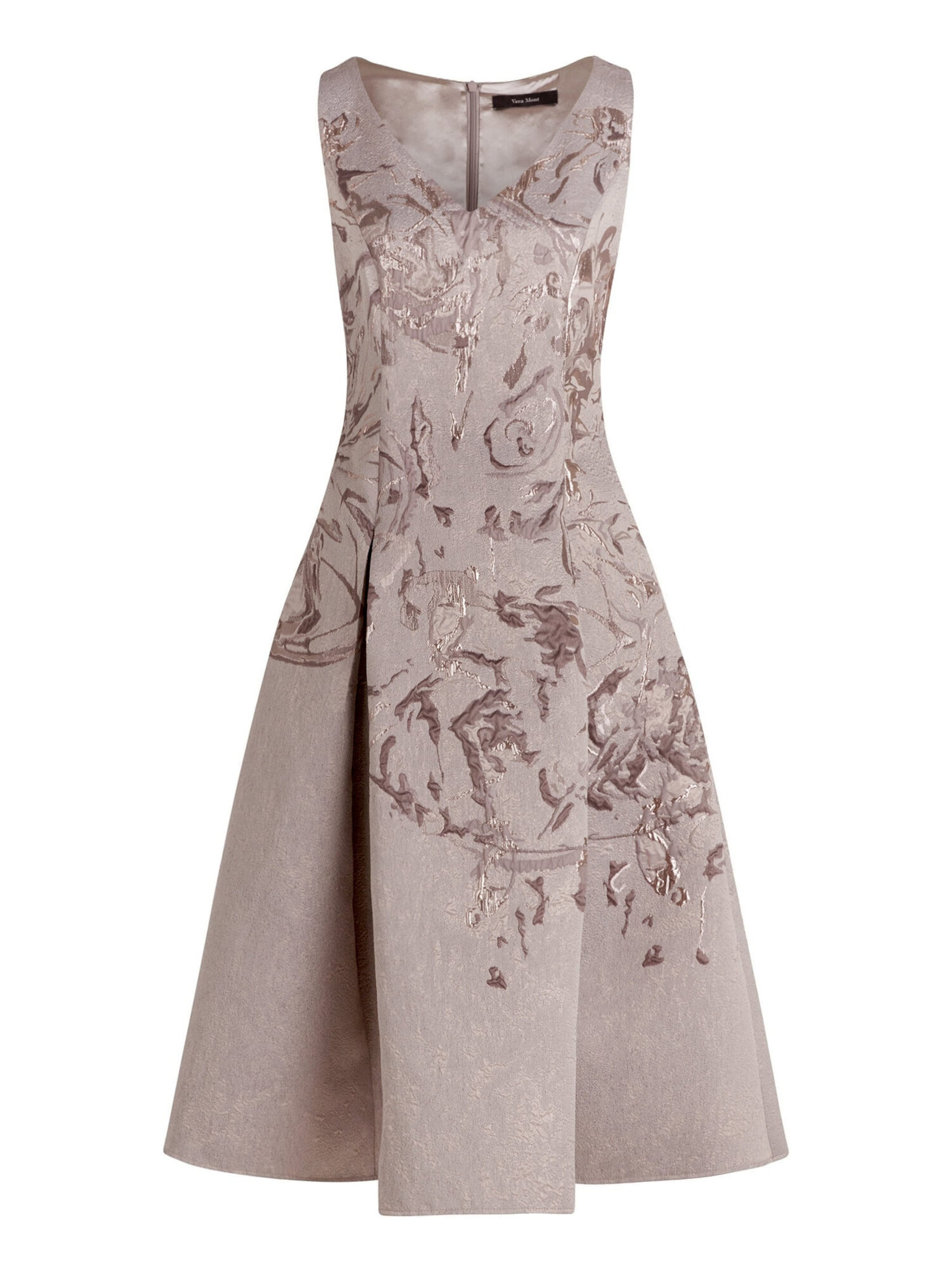 Robe Vera Mont en marron : devant