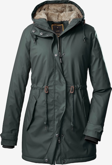 G.I.G.A. DX by killtec Veste outdoor en marron / vert / noir, Vue avec produit