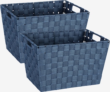 Wenko Box/Basket 'Adria' in Blue: front