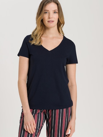 Chemise de nuit 'Sleep & Lounge' Hanro en bleu : devant