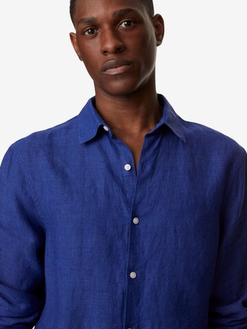 Marks & Spencer Regular fit Button Up Shirt in Blue