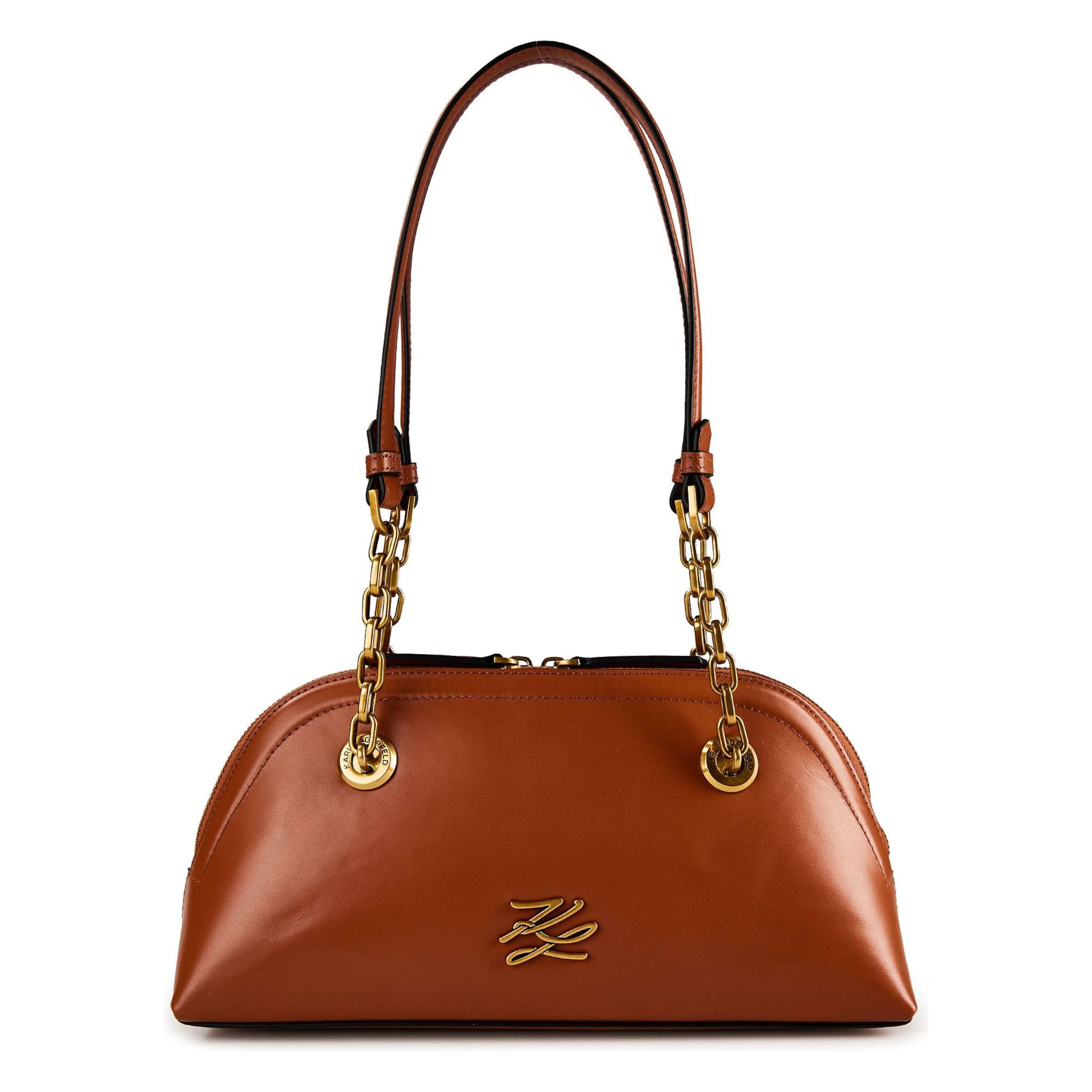 Karl Lagerfeld Schoudertas 'Autograph' in de kleur Cognac, Productweergave