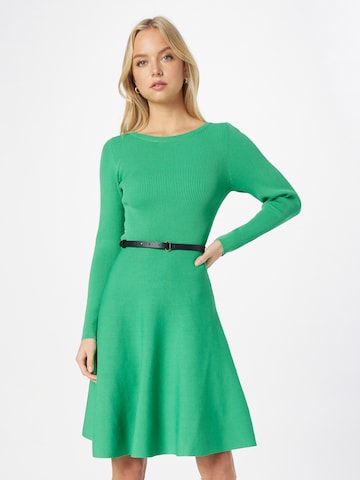 Karen Millen Pletené šaty - Zelená: predná strana