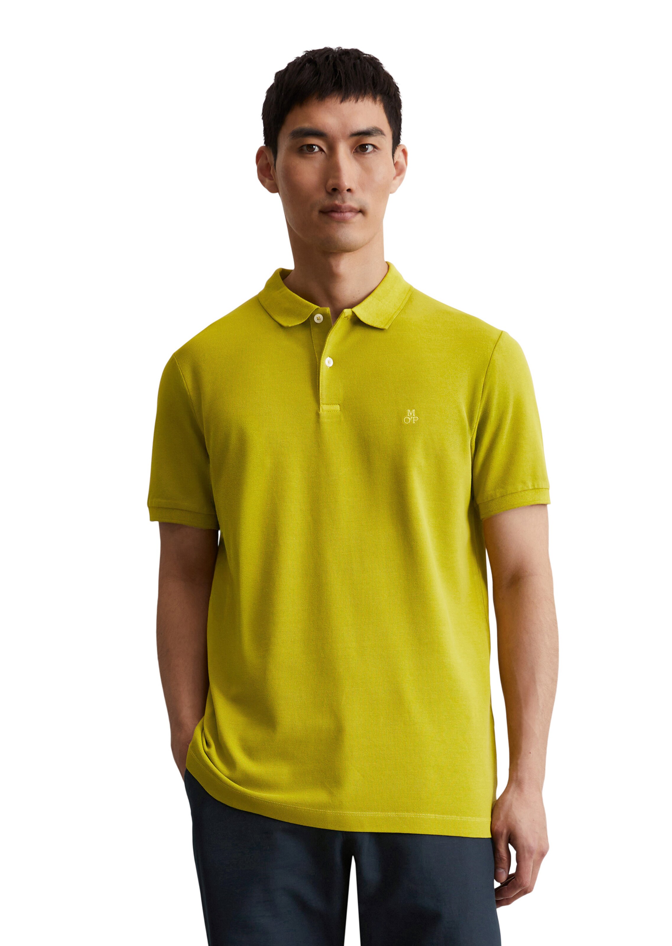 Marc O'Polo Shirt in Geel: voorkant