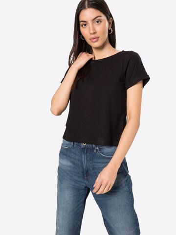 OBJECT - Camiseta 'CELIA' en negro: frente