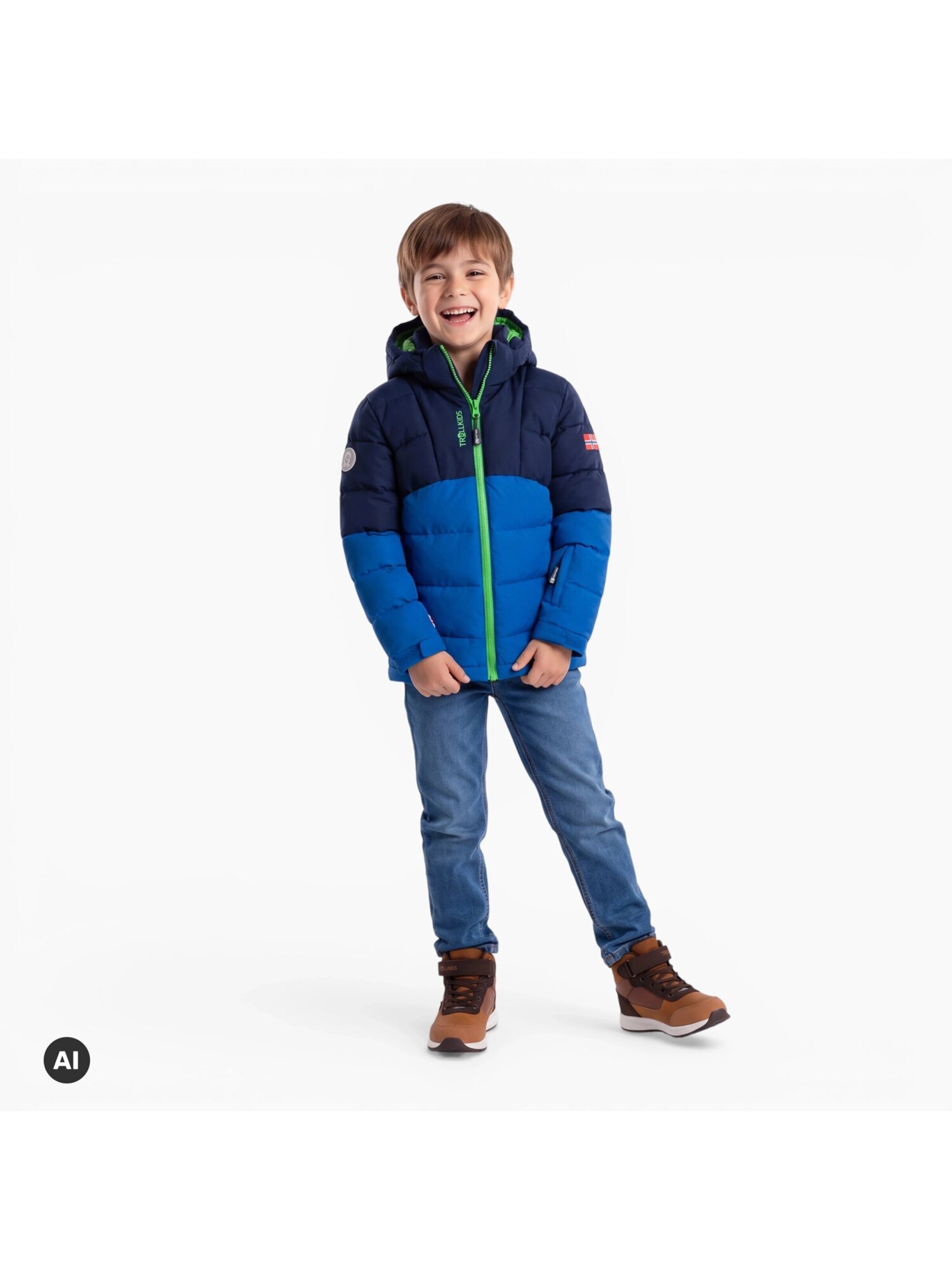 TROLLKIDS Winter Jacket in Blue