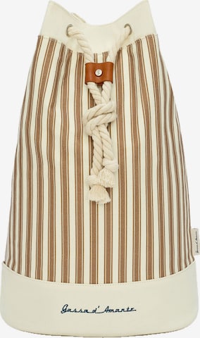 Gassa d'Amante Schoudertas 'Varigotti' in Bruin: voorkant