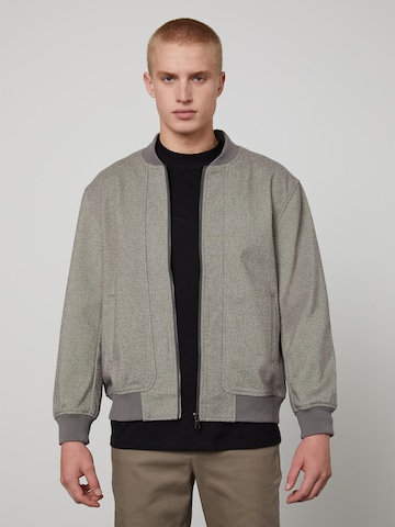 DAN FOX APPAREL Jacke 'Joris' in Grau: predná strana