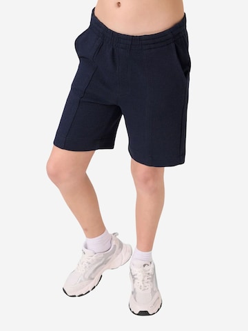 Tommy Life Broek 'TOMMY Shorts aus Jersey in normaler Passform' in Blauw