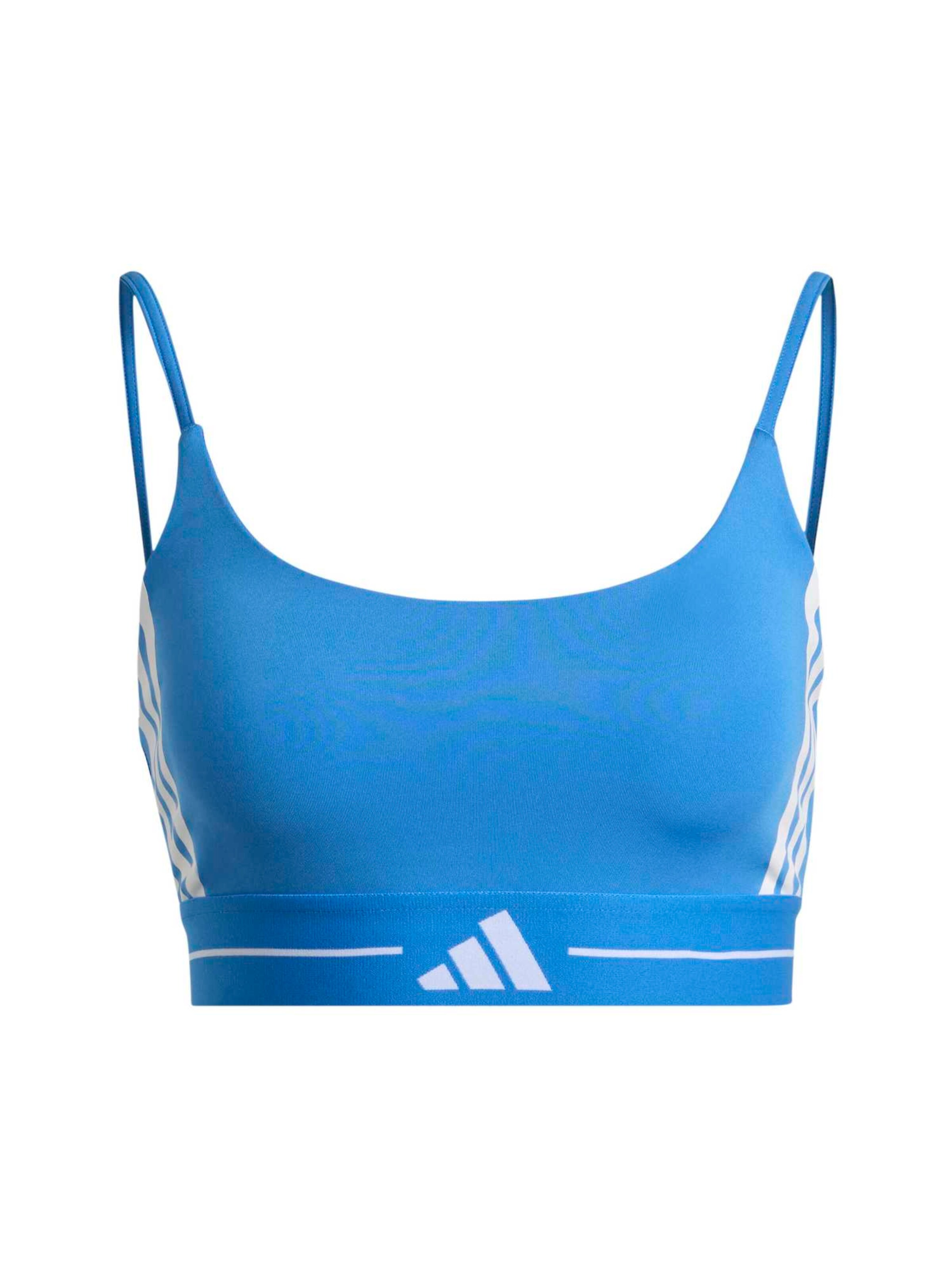 ADIDAS PERFORMANCE Спортивный бюстгальтер 'HYG' в Синий: спереди