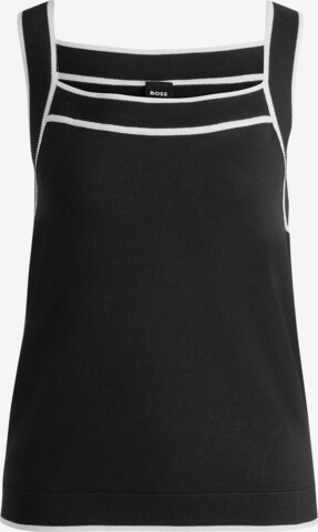 BOSS Knitted Top 'Flimi' in Black: front