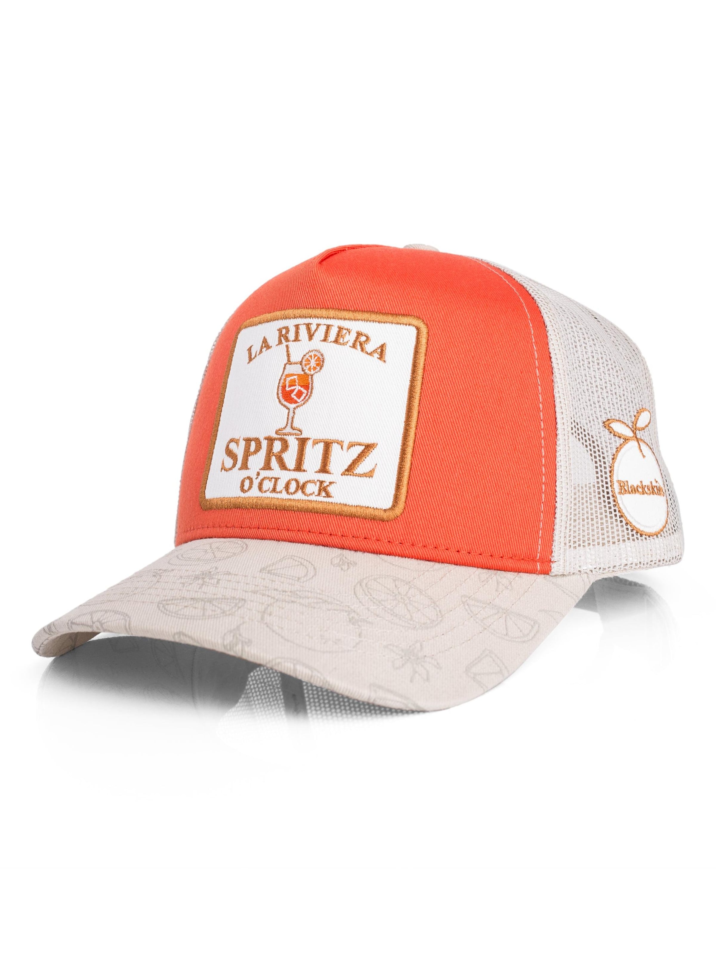 Blackskies Cap 'Spritz Trucker Cap'‌‌ in Orange: Vorderseite