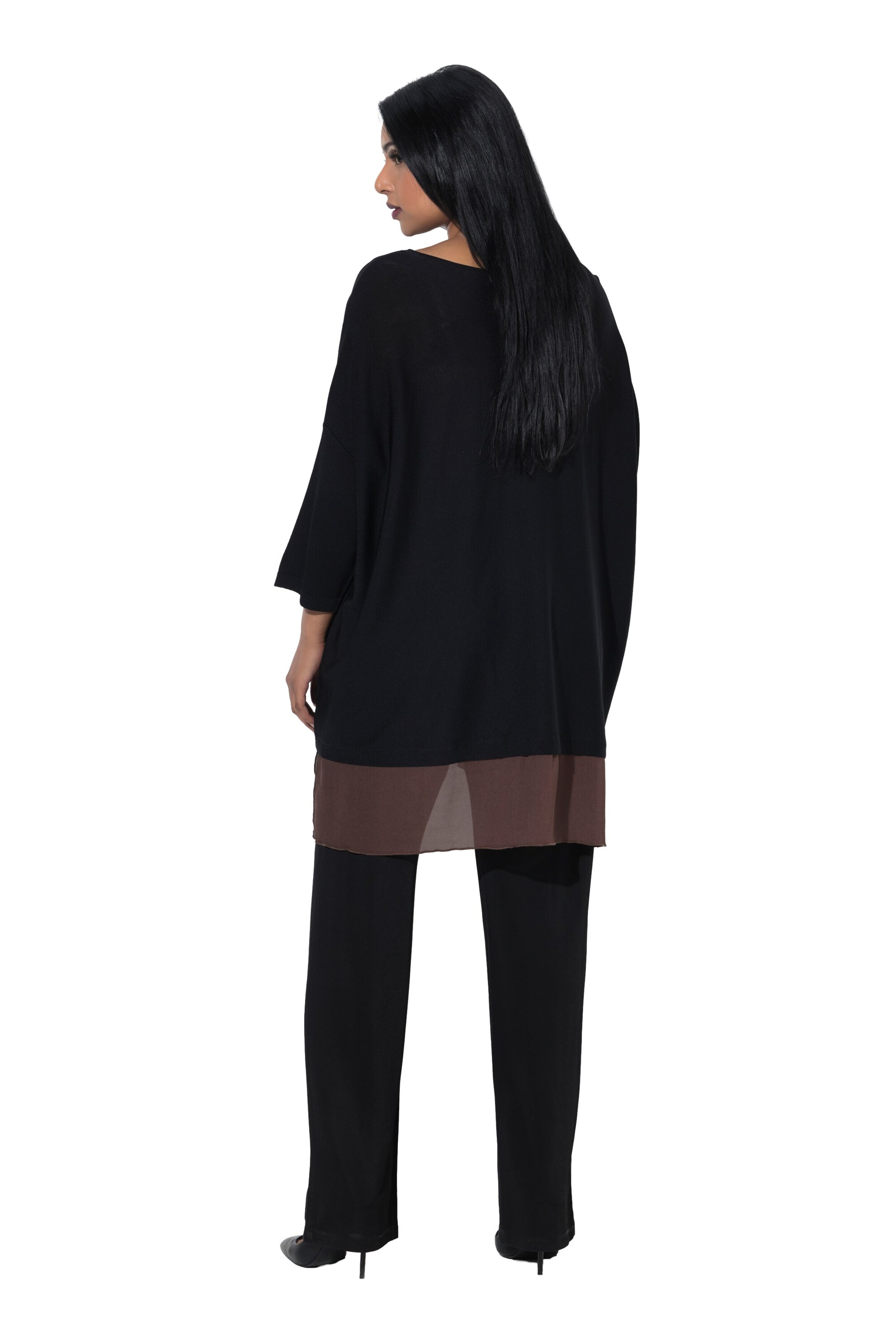 Ulla Popken Pullover in Schwarz