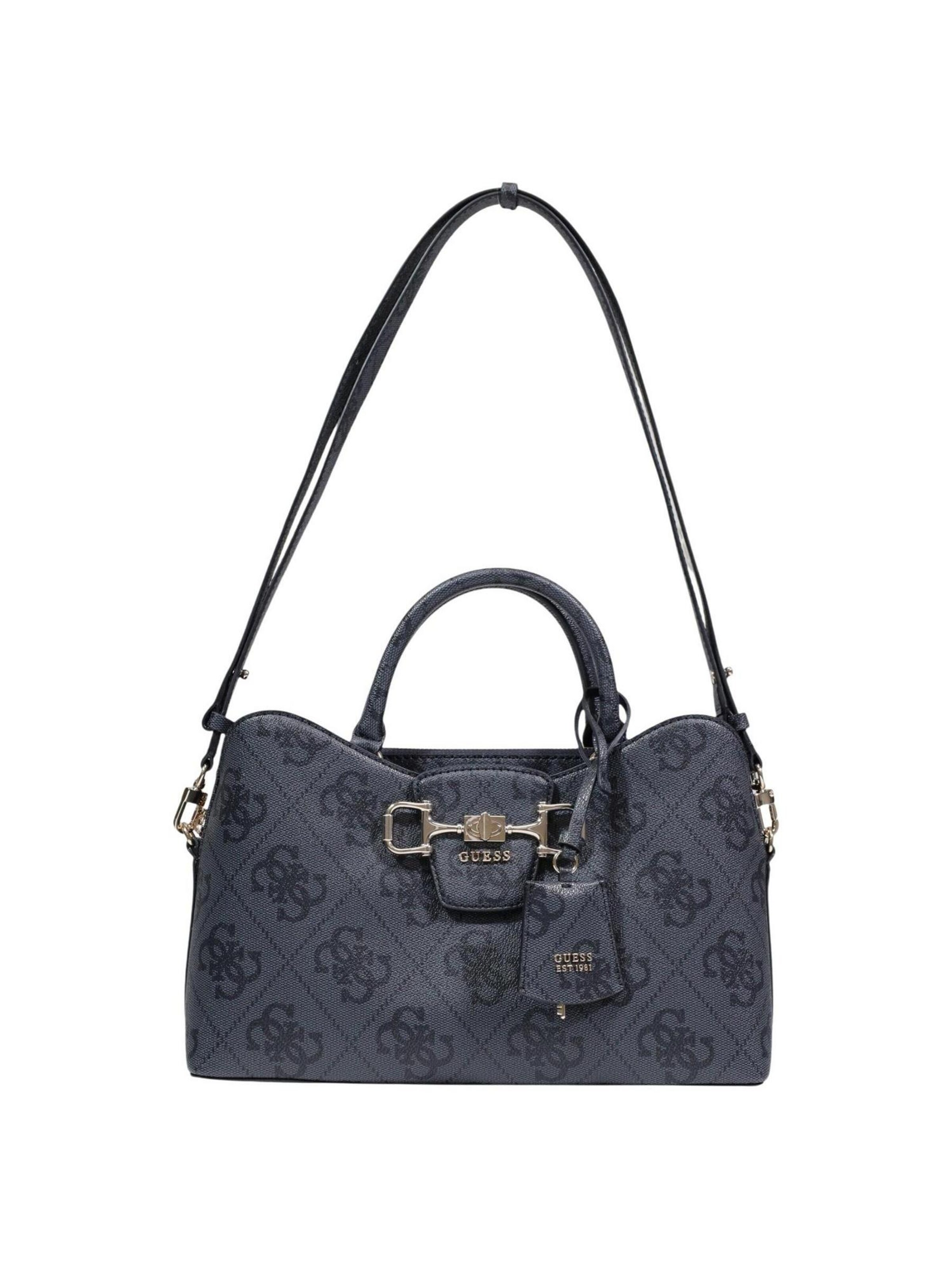 GUESS Schultertasche 'JANIE'‌‌‌‌‌‌‌‌‌‌ in Grau