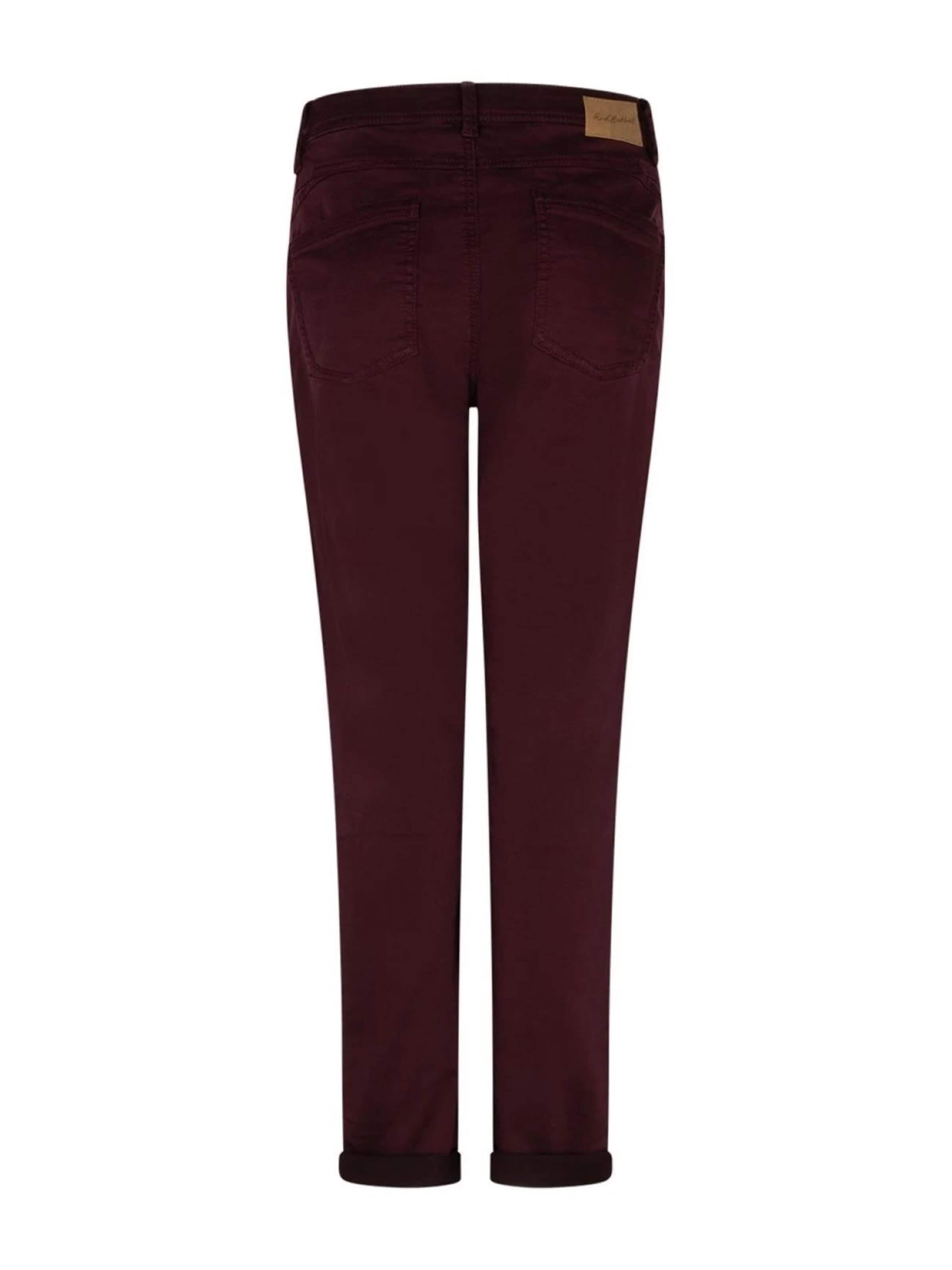 Red Button Regular Trousers 'RB Relax jog L31 burgundy' in Red