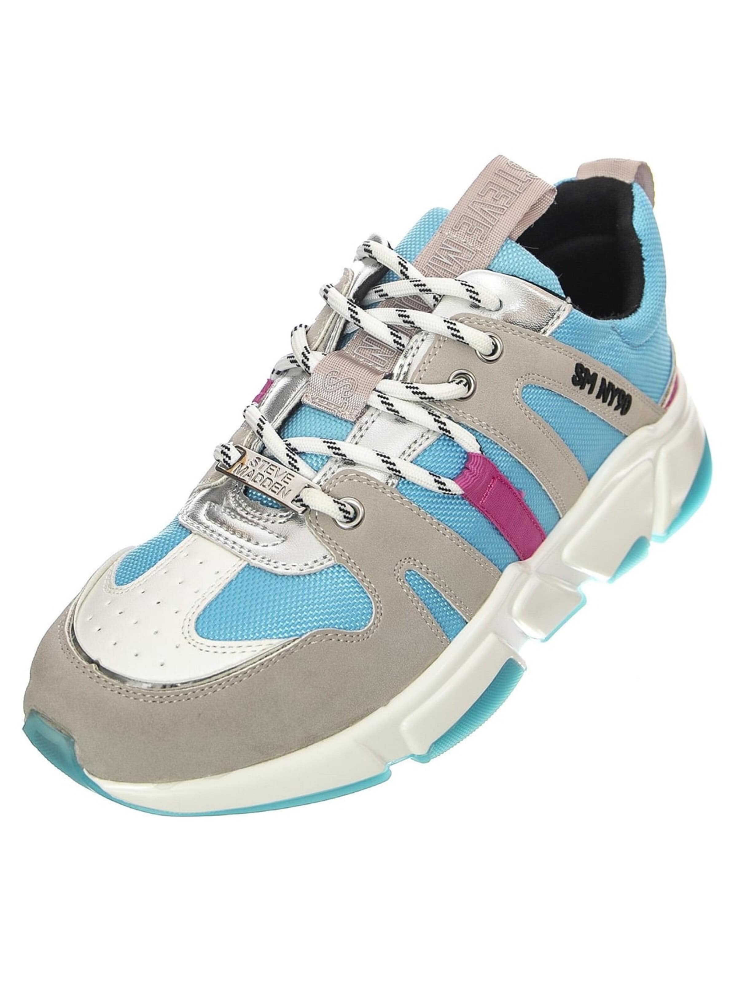 STEVE MADDEN Athletic Lace-Up Shoes 'W' Gamegirl Grey / Blue Shoes' in 37 in Mixed colors, Item view