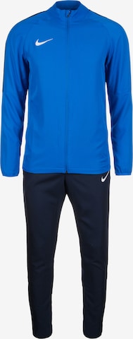 NIKE Trainingspak 'Academy 18' in Blauw: voorkant