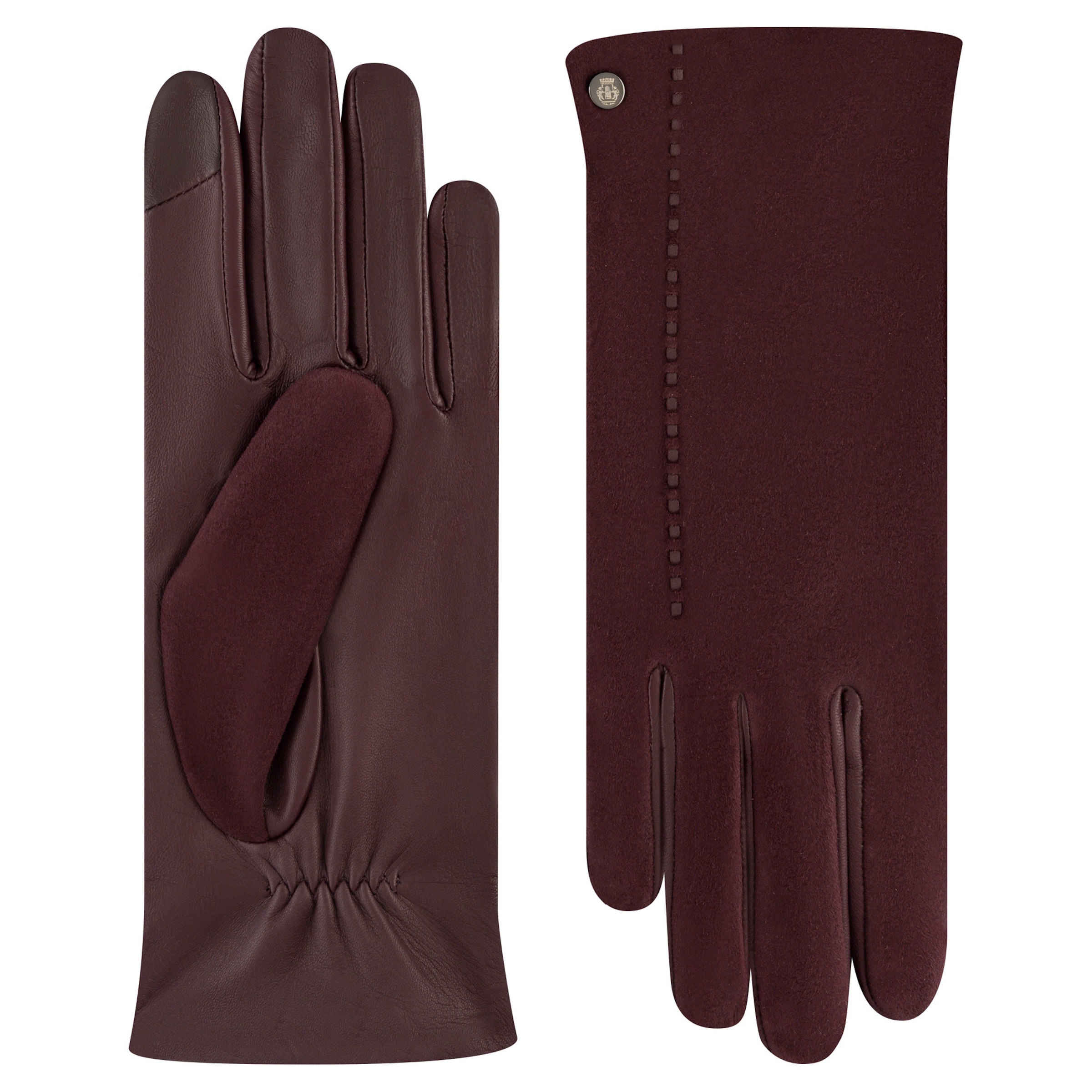 Mezzoguanti 'PIENZA TOUCH' di Roeckl in rosso: frontale