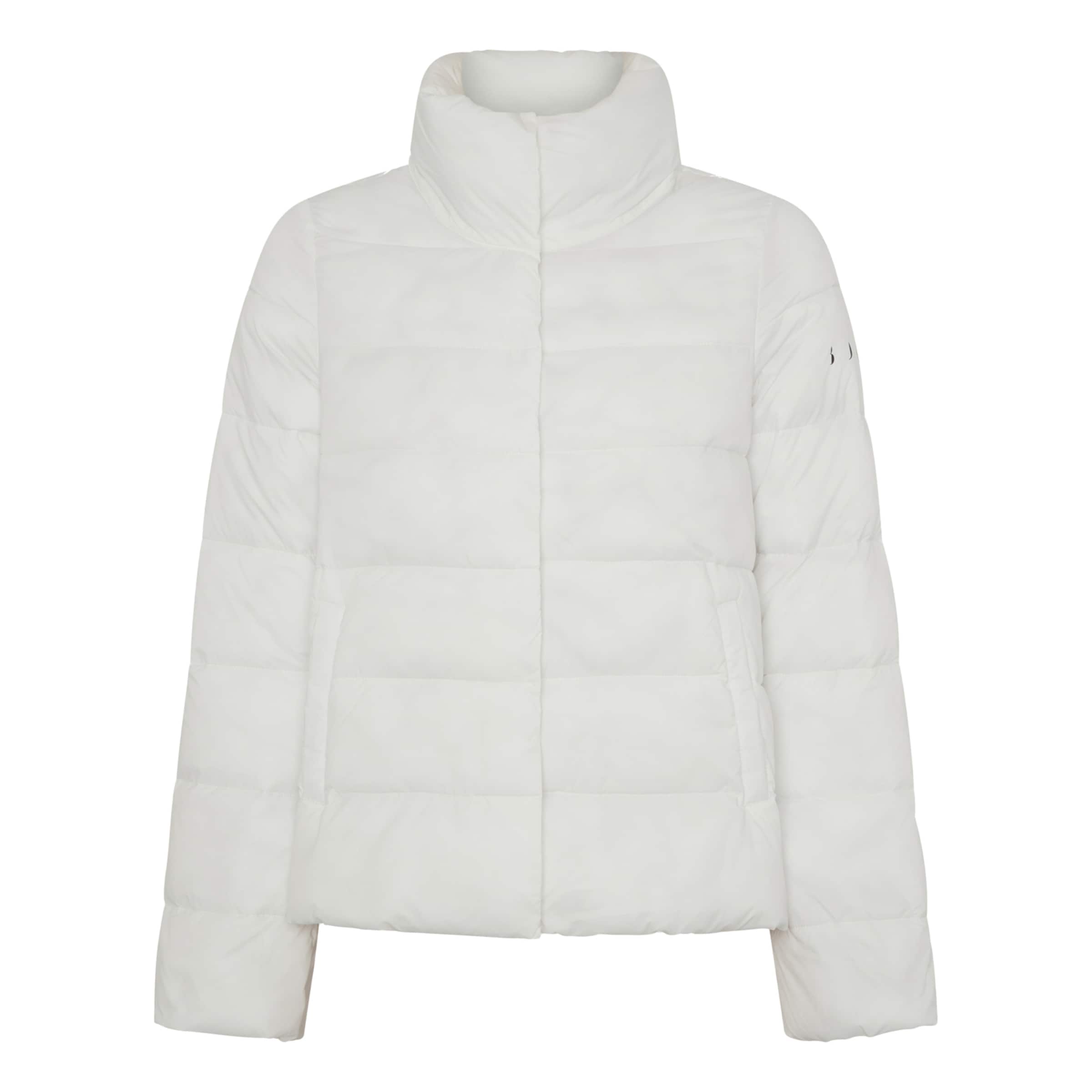 Veste d’hiver ' Vegan Hack ' Born Living Yoga en blanc : devant