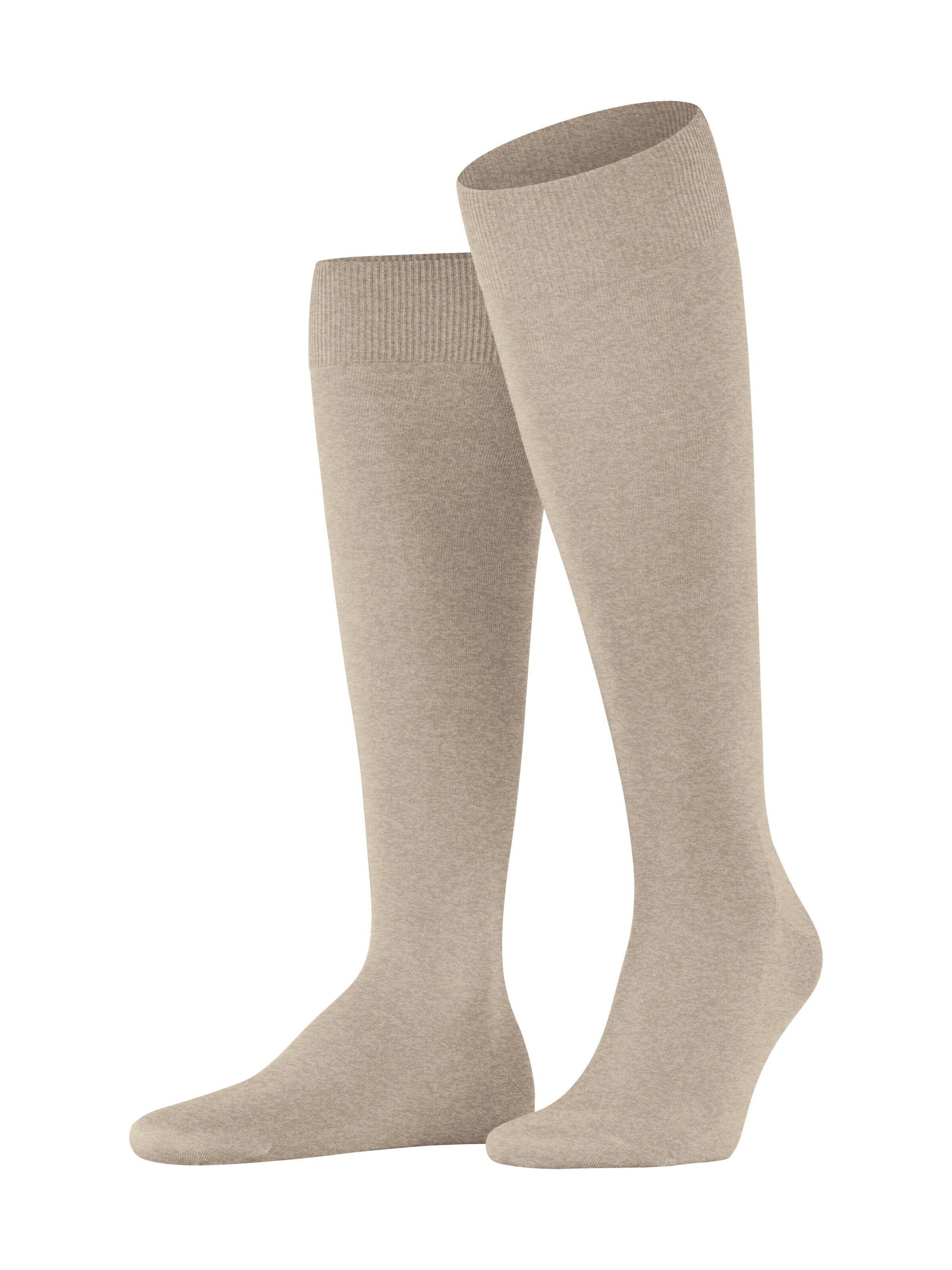FALKE Kniestrümpfe 'ClimaWool'‌‌‌‌‌ in Beige: Vorderseite
